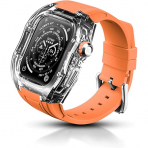 RYUEUYA  Apple Watch 10 46mm Bumper Klf-Clear Orange 