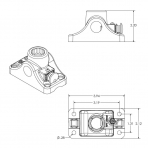 Ram Mounts ROD Blme/Dz Yzey Taban RAM-114BMPU 