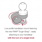 Ram Mounts Tough-Strap Gidon Topu Taban RAP-B-460U