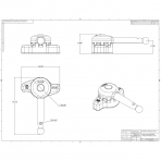 Ram Mounts D Size Lokma Kollar in Hi-Torq Anahtar RAM-KNOB9HU