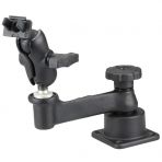 Ram Mounts Lowrance Elite 5 Serisi in Yatay Dner Kol Montaj Seti RAM-109H-2B-B-LO11