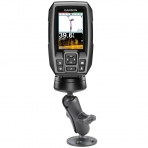 Ram Mounts Garmin Striker in Donanml Kompozit ift Bilyal Montaj Seti RAP-B-101U-G4