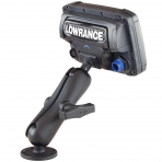Ram Mounts Lowrance Elite 5 Ve 7 Uyumlu ift Bilyal Yuva RAM-101-LO11