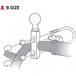 Ram Mounts Motosiklet Fren Rezervuar RAM-B-309-7U 