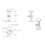 Ram Mounts Garmin GPSMAP Evrensel Donanm le ift Bilyal Montaj Seti RAM-B-101-G1U