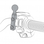 Ram Mounts Byk Boy Cihazlar in Fren/Debriyaj Rezervuar Montaj Seti RAM-B-174-AQ1U