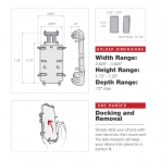  Ram Mounts Dk Profilli Tough-Claw Quick-Grip XL Telefon Yuvas  RAM-HOL-PD4-400-1U 