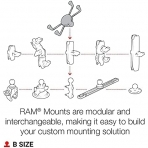 Ram Mounts X-Grip Bilyal Byk Evrensel Telefon Tutucu RAM-HOL-UN10BU 