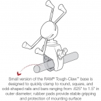 Ram Mounts X-Grip Snap-Link Telefon Tutucu Seti RAM-HOL-UN10-400U 