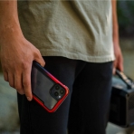 Raptic Apple iPhone 12 Pro Max Shield Serisi Klf (MIL-STD-810G)-Red Gradient