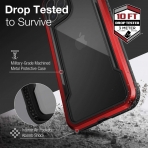 Raptic Apple iPhone 12 Pro Shield Serisi Klf (MIL-STD-810G)-Red