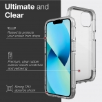 Raptic Apple iPhone 13 Air Serisi Klf (MIL-STD-810G)-Clear