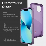 Raptic Apple iPhone 13 Air Serisi Klf (MIL-STD-810G)-Purple