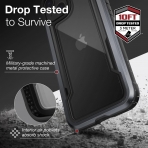 Raptic Apple iPhone 13 Mini Shield Serisi Klf (MIL-STD-810G)-Black