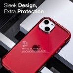 Raptic Apple iPhone 13 Pro Air Serisi Klf (MIL-STD-810G)-Red