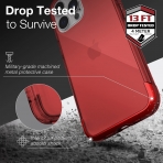Raptic Apple iPhone 13 Pro Max Air Serisi Klf (MIL-STD-810G)-Red