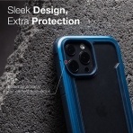 Raptic Apple iPhone 13 Pro Max Shield Serisi Klf (MIL-STD-810G)-Blue