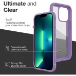 Raptic Apple iPhone 13 Pro Shield Serisi Klf (MIL-STD-810G)-Purple