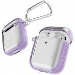 Raptic Clear Serisi Apple AirPods Klf-Purple