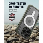 Raptic Secure Serisi iPhone 14 Pro Max Klf (MIL-STD-810G)-Moss Green