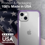 Raptic Terrain Serisi iPhone 13 Klf (MIL-STD-810G)-Purple