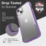 Raptic Terrain Serisi iPhone 13 Klf (MIL-STD-810G)-Purple
