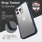 Raptic Terrain Serisi iPhone 13 Pro Max Klf (MIL-STD-810G)-Blue