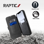 Raptic Urban Folio Serisi iPhone 13 Pro Czdan Klf (MIL-STD-810G)