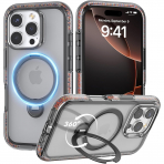 Raptic iPhone 16 Pro Max 360 Spin Klf -Black