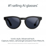 Ray-Ban Meta Headliner Ak�ll� G�zl�k (Gen 2, HBF)-Shiny Black/Transitions Sapphire 