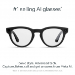 Ray-Ban Meta Headliner Ak�ll� G�zl�k (Gen 2, HBF)-Matte Black/Clear