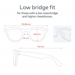 Ray-Ban Meta Headliner Gen2 Ak�ll� G�zl�k (Low Bridge)-Parlak Siyah/Transitions Safir Lens