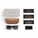 Ray-Ban Meta Skyler Ak�ll� G�zl�k (Gen 1)-Shiny Black/Transitions Amethyst