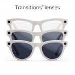 Ray-Ban Meta Skyler Gen1 Ak�ll� G�zl�k-Parlak Tebe�ir Grisi/Transitions Safir Lensler