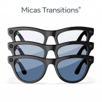 Ray-Ban Meta Skyler Gen1 Ak�ll� G�zl�k-Parlak Siyah/Transitions Cerulean Blue