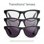 Ray-Ban Meta Skyler Gen1 Ak�ll� G�zl�k-Parlak Siyah/Transitions Ametist Lensler