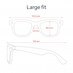 Ray-Ban Meta Wayfarer Gen2 Ak�ll� G�zl�k (Large)-Parlak Kozmik Mavi/Transitions Safir Lensler