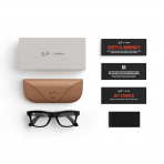Ray-Ban Meta Wayfarer Ak�ll� G�zl�k (Gen1, Standart)-Mat Siyah/Transitions Grafit Ye�il Lensler