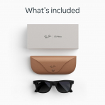 Ray-Ban Meta Wayfarer Ak�ll� G�zl�k (Gen2, Large)-Mat Siyah/�effaf Lensler