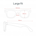 Ray-Ban Meta Wayfarer Ak�ll� G�zl�k (Gen 2, Large)-Shiny Cosmic Blue/Transitions Sapphire