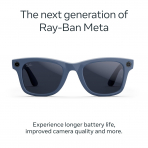 Ray-Ban Meta Wayfarer Ak�ll� G�zl�k (Gen 2, Standart)-Shiny Cosmic Blue/Transitions Sapphire