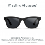 Ray-Ban Meta Wayfarer Ak�ll� G�zl�k (Gen 2, Standart)-Matte Black/Polarized Gradyan Grafit
