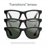 Ray-Ban Meta Wayfarer Ak�ll� G�zl�k (Gen2, Large)-Parlak Siyah/Transitions Grafit Ye�il Lensler