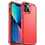 Red2Fire iPhone 14 Darbeye Dayankl Klf (MIL-STD-810G)-Red