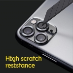 RhinoShield 9H Temperli Apple iPhone 15 Pro/15 Pro Max Kamera Koruyucu(2 Adet)-Silver