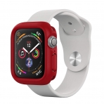 RhinoShield Apple Watch Series 4 Bumper Kılıf (44mm) (MIL-STD-810G)-Red