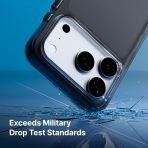 RhinoShield Apple iPhone 17 Pro Max effaf Klf-Nocturne Blue