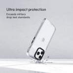RhinoShield Clear Serisi iPhone 12 Pro Klf (MIL-STD-810G)-Orange