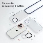 RhinoShield Clear Serisi iPhone 12 Pro Max Klf (MIL-STD-810G)-Orange