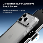 RhinoShield Clear iPhone 18 Pro Max K�l�f-Ash Black